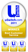 uSwitch Awards 2011 - Best Customer Service