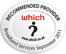 Which? Recommended Provider - Broadband Services 2011