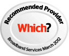 Which? Recommended Provider - Broadband Services 2012