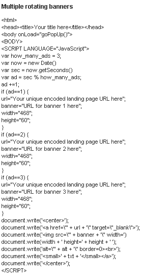 Banner code example5