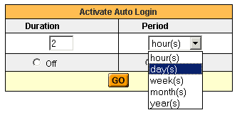 Select Duration