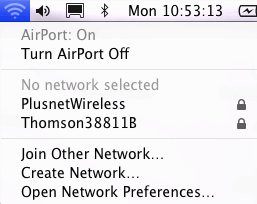Wireless Networks OSX