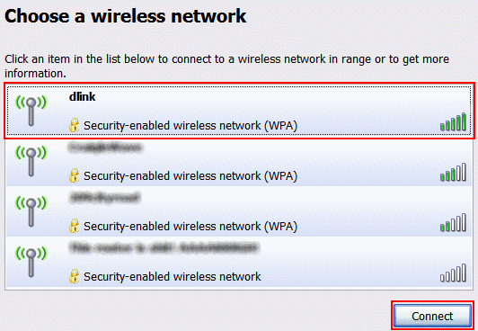 Searching for Wireless network - Windows