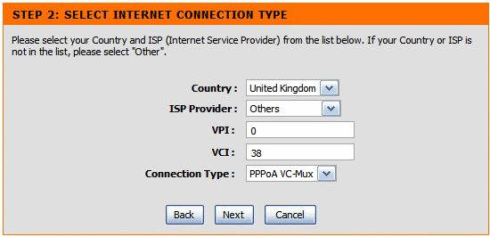 Connection Settings 1