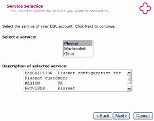 Choose Data Default to continue.