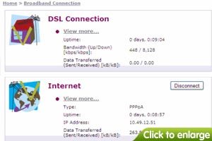 The Broadband Connection section