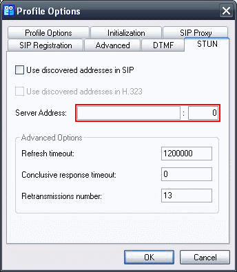 Delete the contents of the Server Address box and leave a 0 in the box after the colon