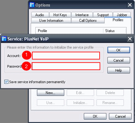 Enter your SIP ID and password