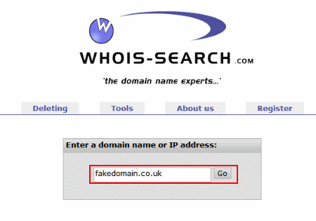 whois frontpage