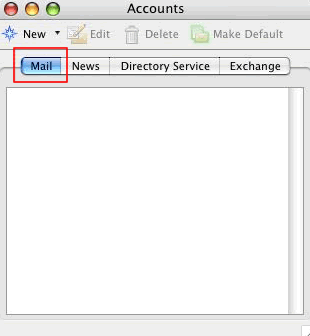 Mac Entourage - accounts