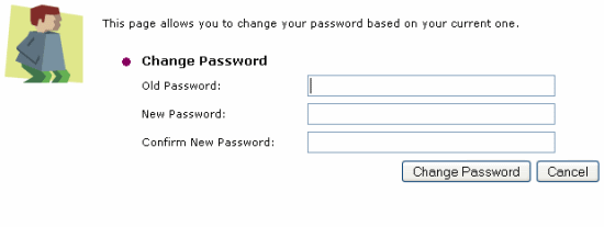 Enter your Old Password and New Password.