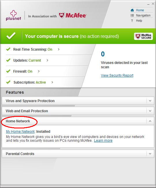 Plusnet Protect homepage