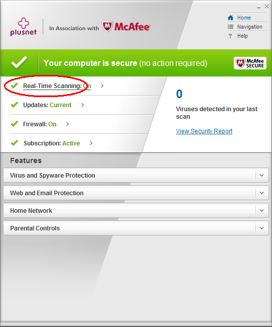 Plusnet Protect homepage