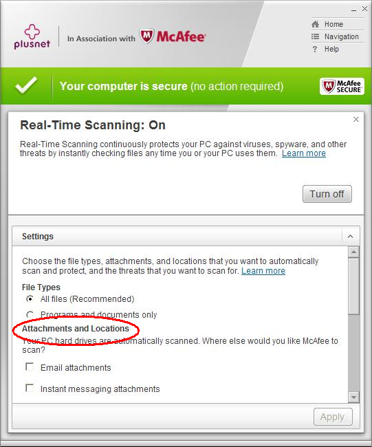 Real-Time Scanning locations
