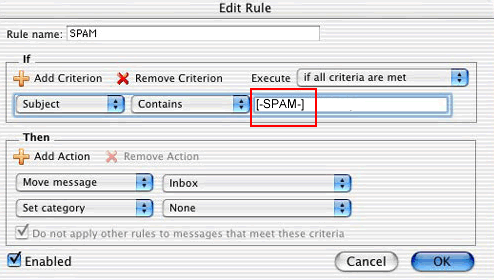Entourage - Edit Rules