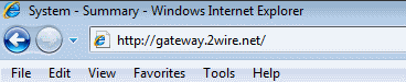 Browser address